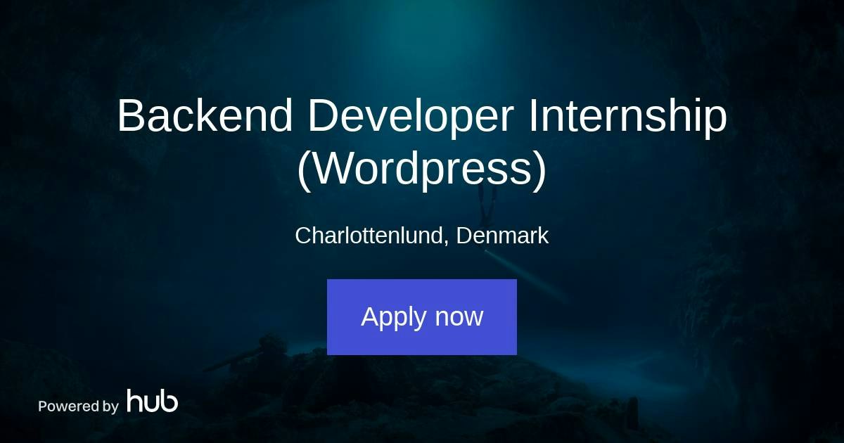 The Hub | Backend Developer Internship (Wordpress) | EXPLOY