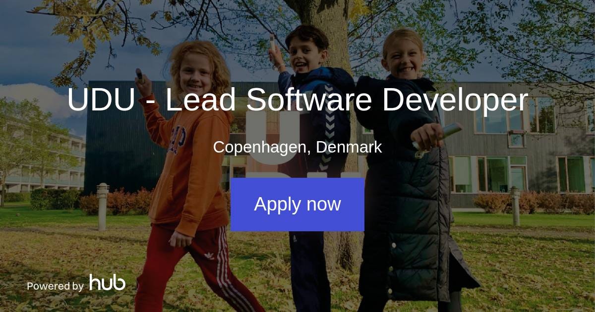 Uda Developer The Hub | UDU - Lead Software Developer | UDU