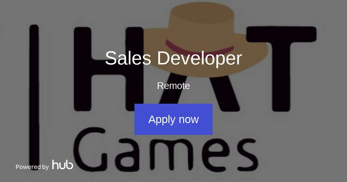 The Hub | Sales Developer | Straw Hat Games