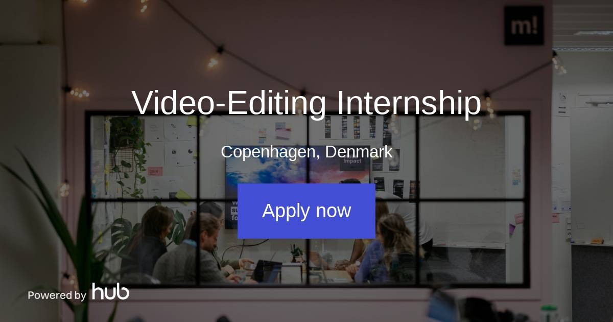 The Hub VideoEditing Internship MakeImpact