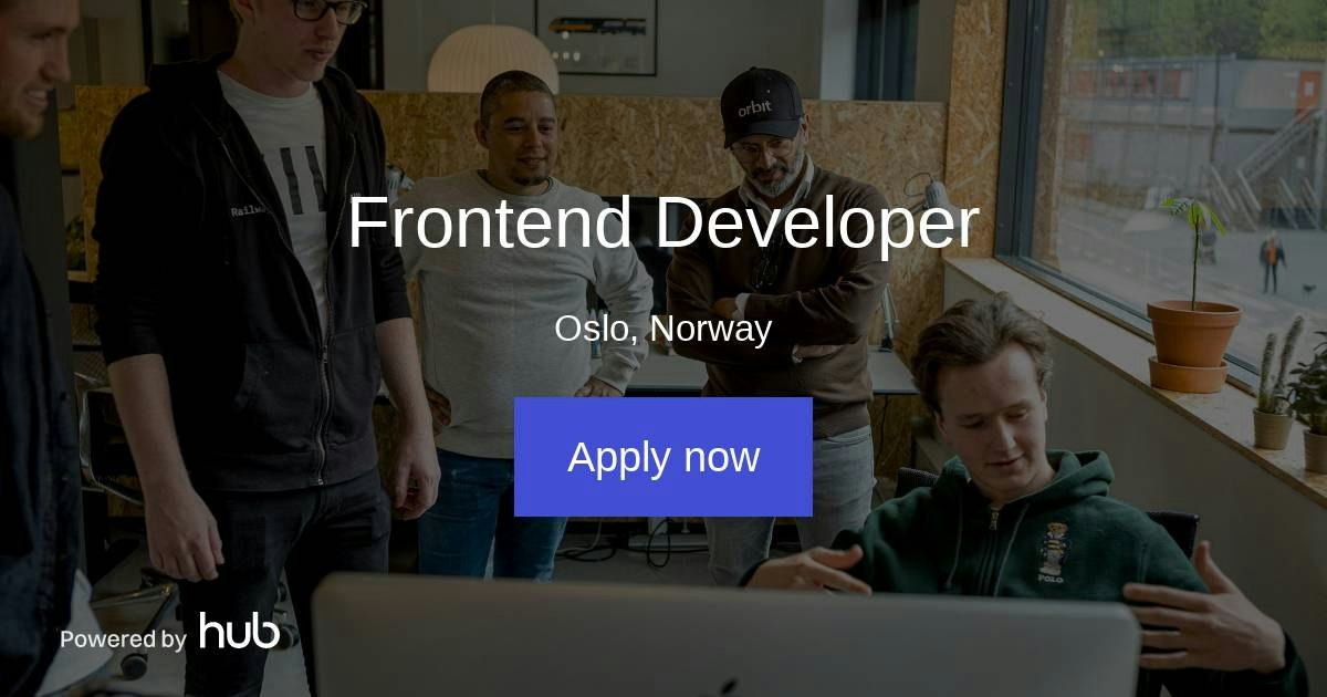 The Hub | Frontend Developer | Orbit Technology