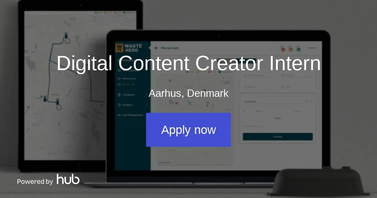 The Hub | Digital Content Creator Intern | WasteHero
