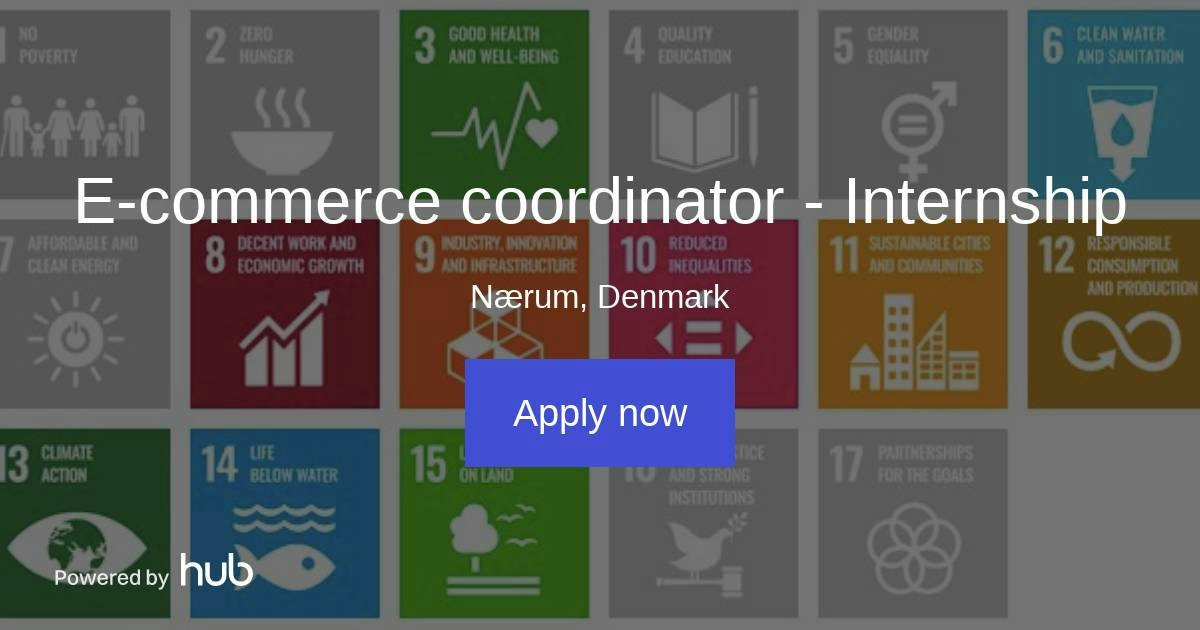 The Hub | E-commerce coordinator - Internship | Naboerne.com