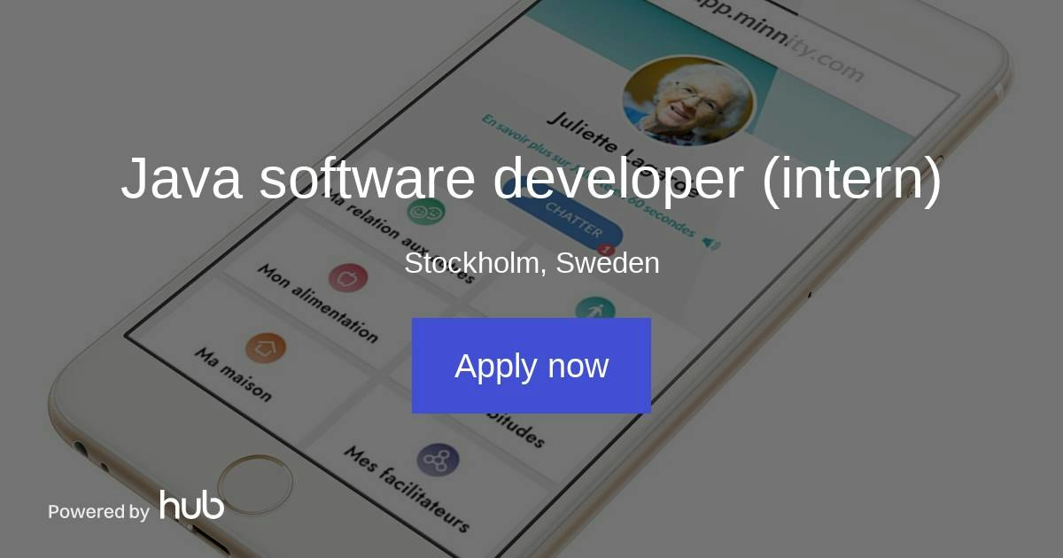 The Hub | Java software developer (intern) | Minnity