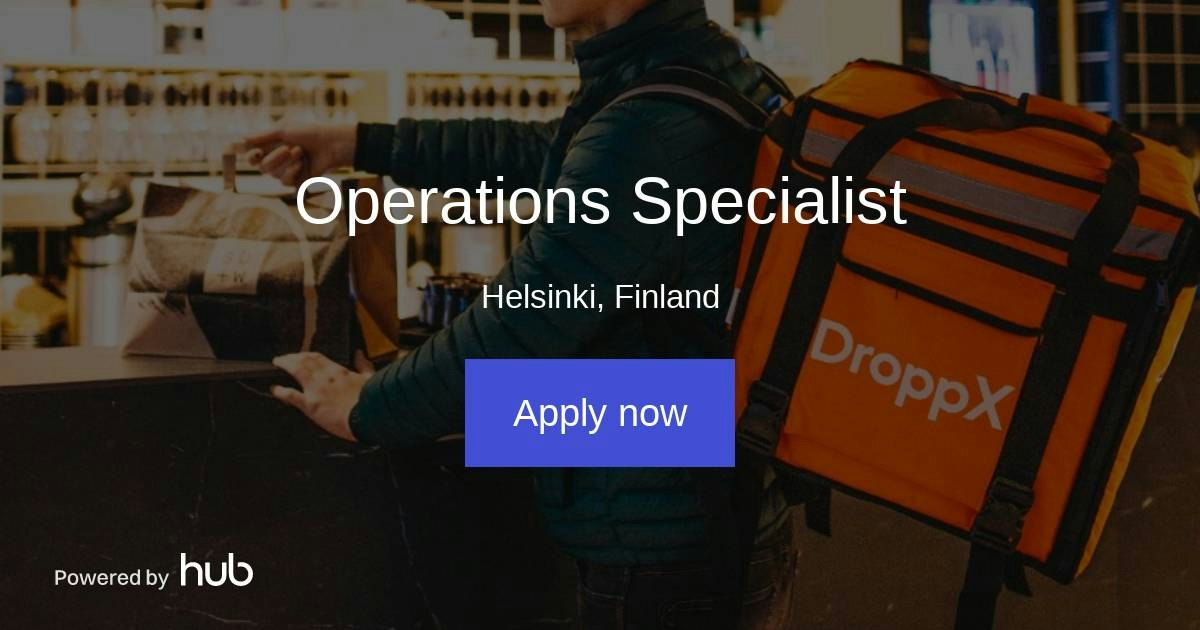The Hub | Operations Specialist | DroppX