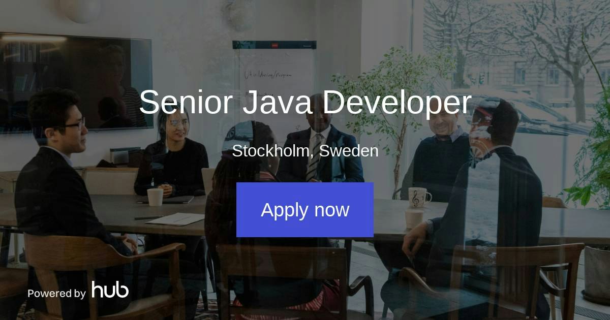The Hub | Senior Java Developer | Ultiro AB