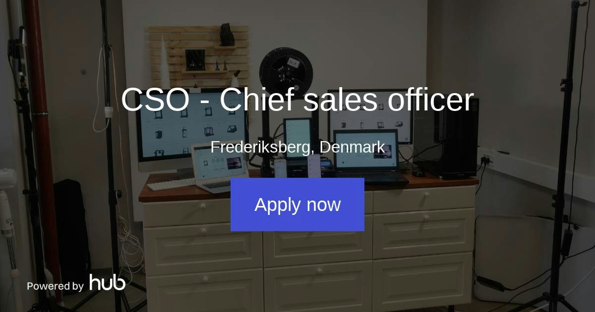 The Hub | CSO - Chief sales officer | SimplyPrint ApS