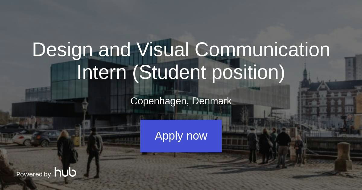 The Hub | Design and Visual Communication Intern (Student position ...