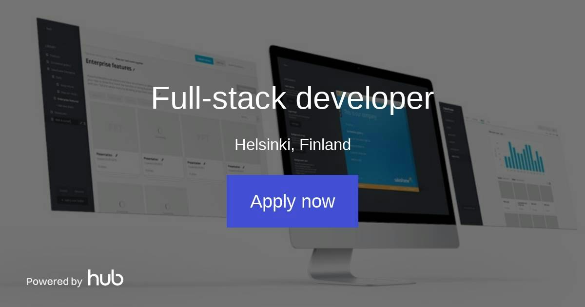 The Hub | Full-stack developer | Salesframe
