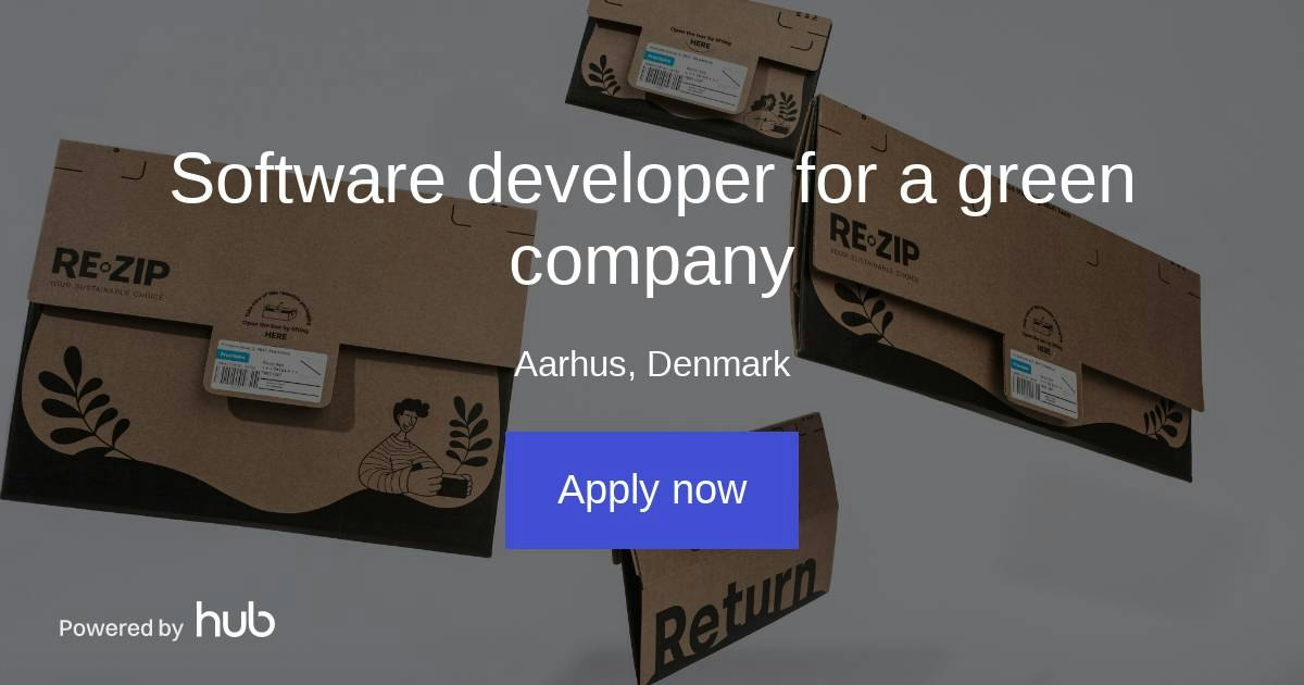 The Hub | Software developer for a green company | RE-ZIP