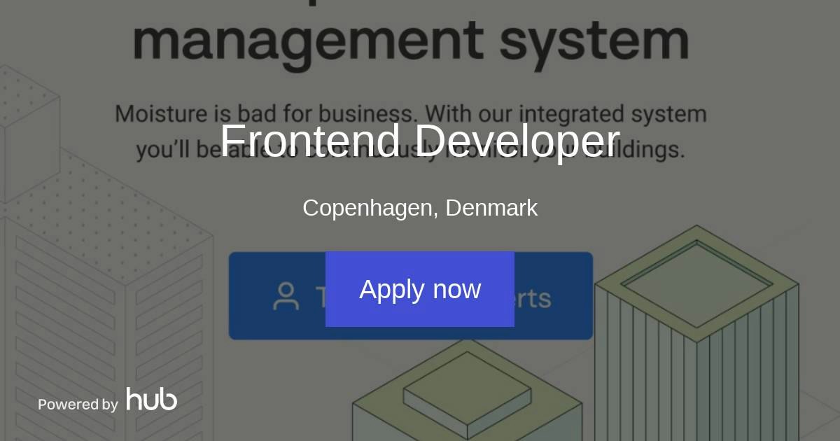 The Hub | Frontend Developer | Tector