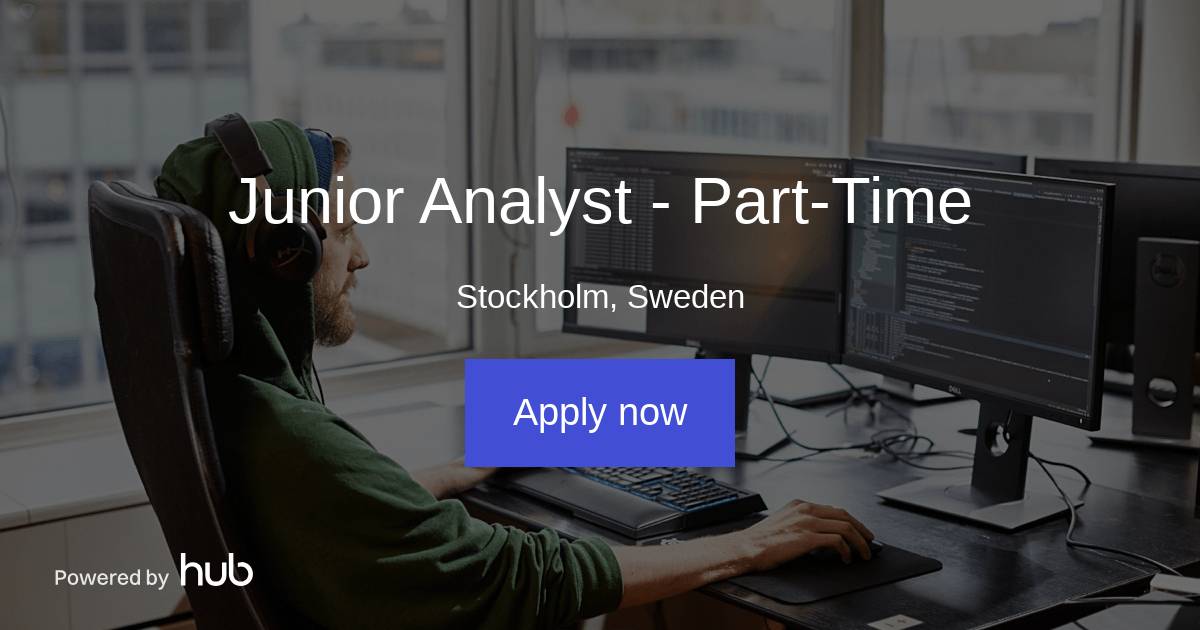 The Hub | Junior Analyst - Part-Time | Tendium