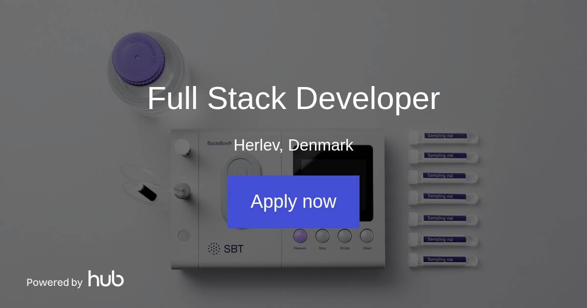 Sbt Developer The Hub | Full Stack Developer | SBT Instruments A/S