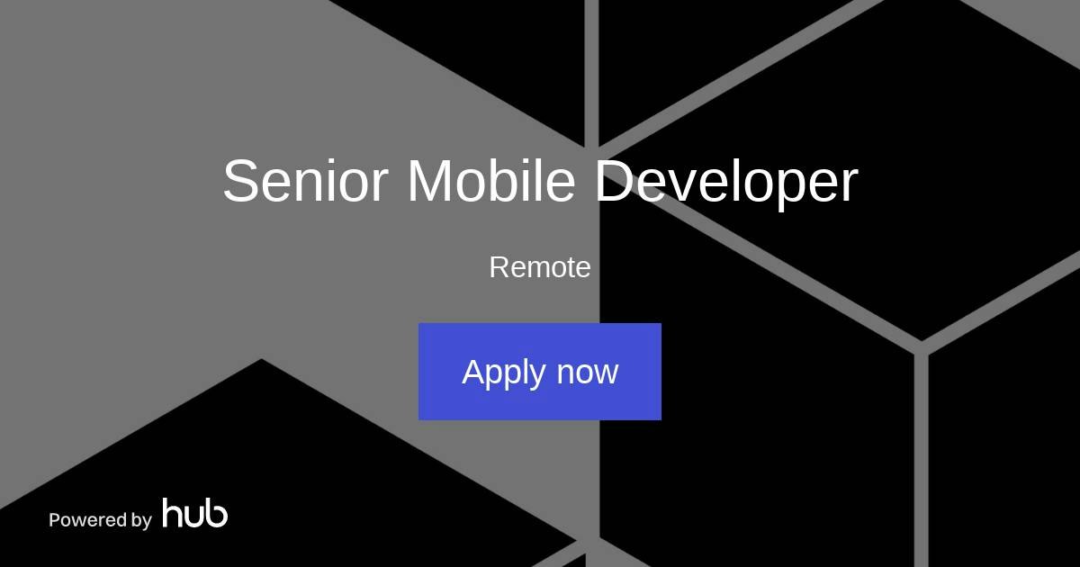 The Hub | Senior Mobile Developer | Hypercore Protocol