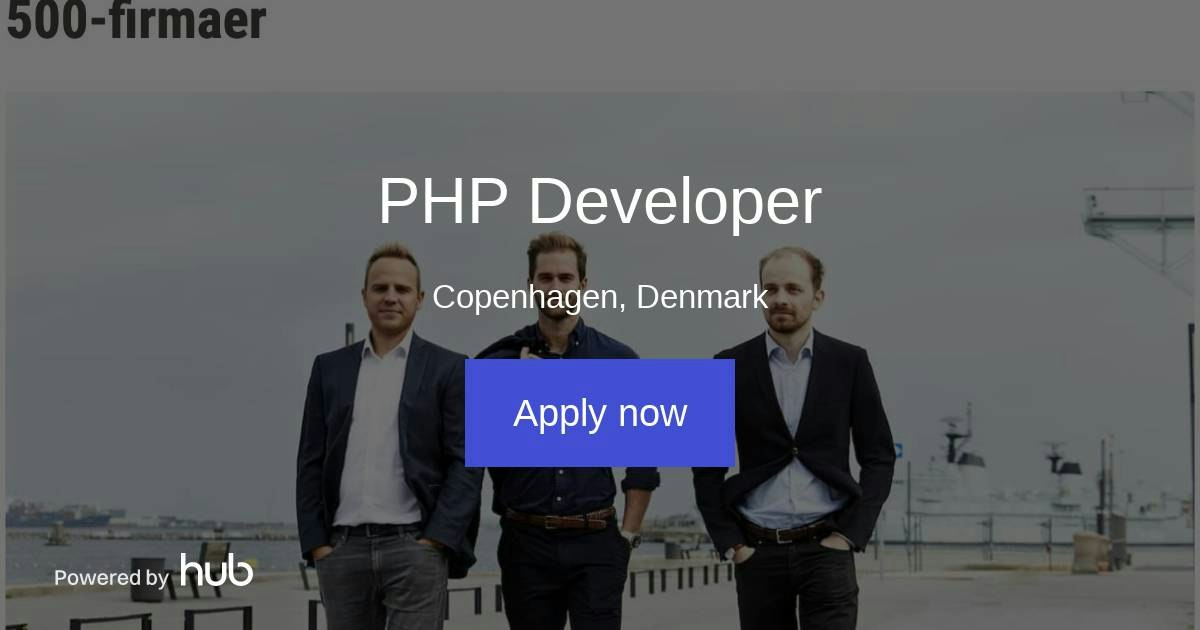 The Hub | PHP Developer | Accutics ApS