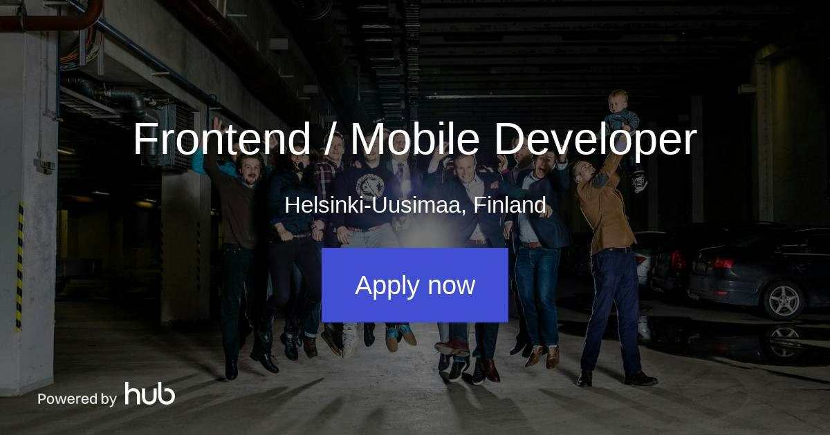 The Hub | Frontend / Mobile Developer | giosg