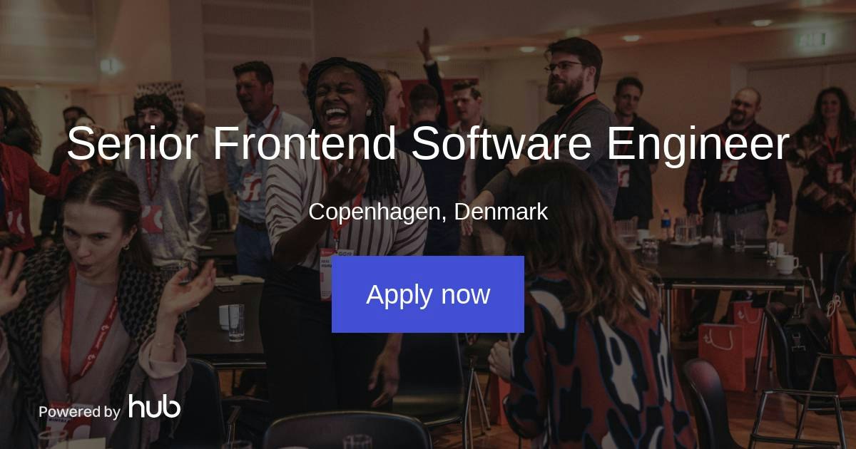 The Hub | Senior Frontend Software Engineer | Trackunit