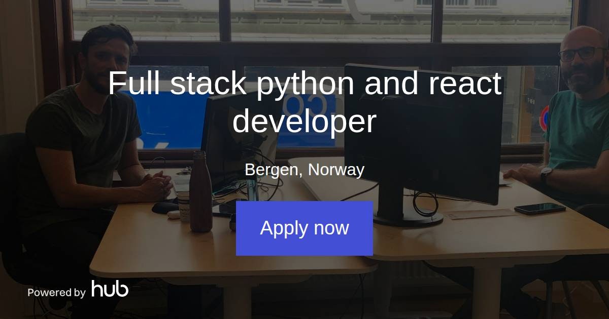 The Hub Full stack python and react developer Snapbooks