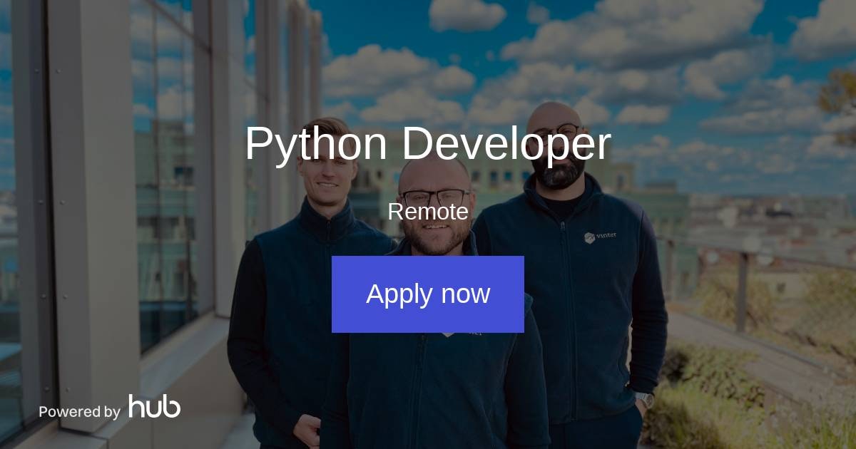 The Hub | Python Developer | Vinter