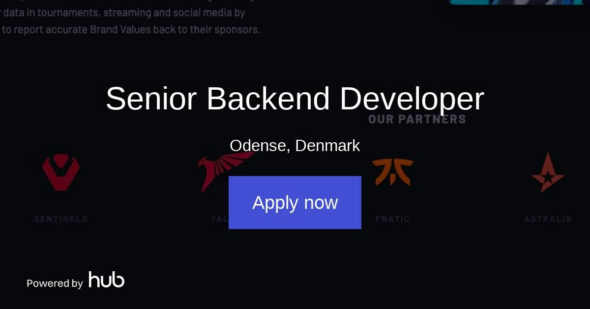 The Hub | Senior Backend Developer | CAVEA Technologies Group ApS