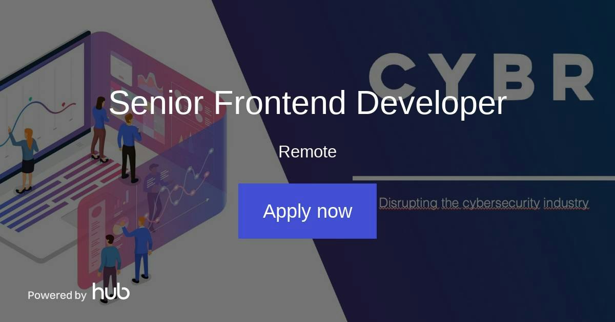 The Hub | Senior Frontend Developer | CYBR