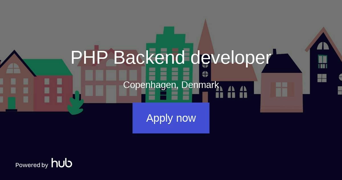 The Hub | PHP Backend developer | Eindom ApS