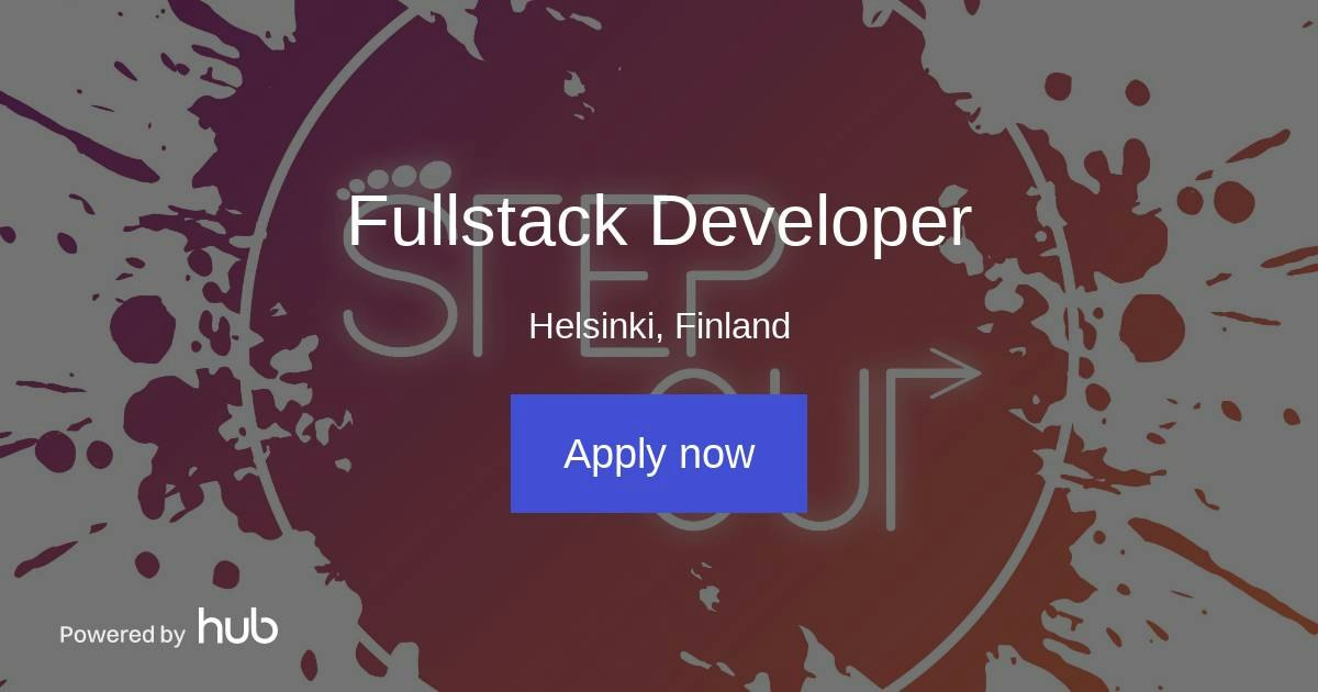 The Hub | Fullstack Developer | StepOut