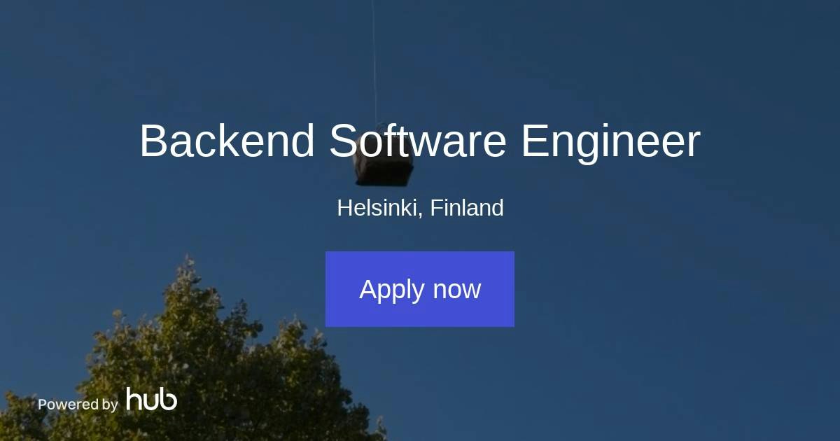 The Hub | Backend Software Engineer | Huuva