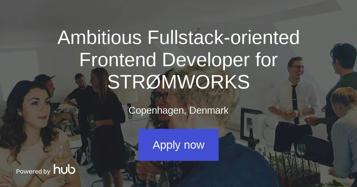 The Hub | Ambitious Fullstack-oriented Frontend Developer for ...