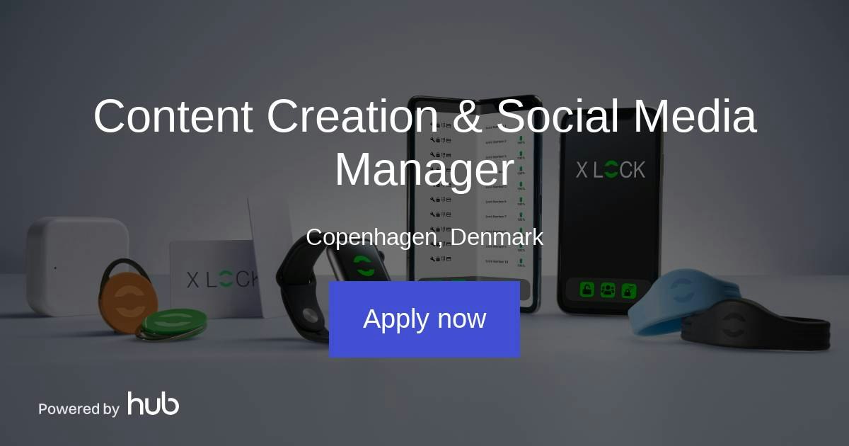 The Hub | Content Creation & Social Media Manager | XLOCK Scandinavia