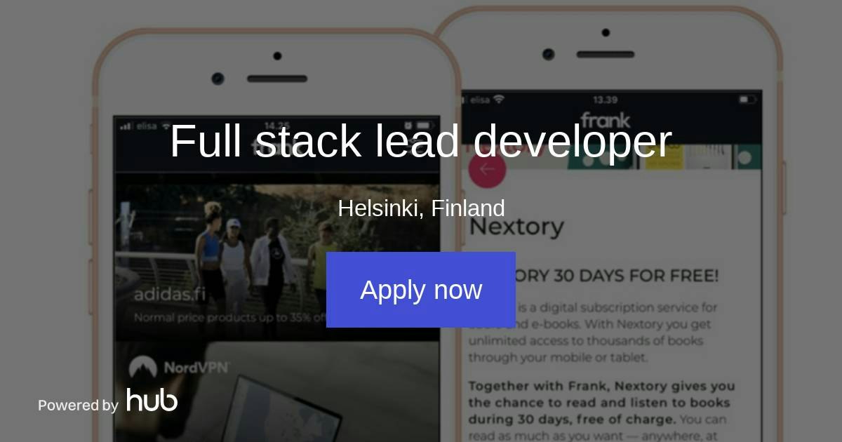 The Hub | Full stack lead developer | Frank Students