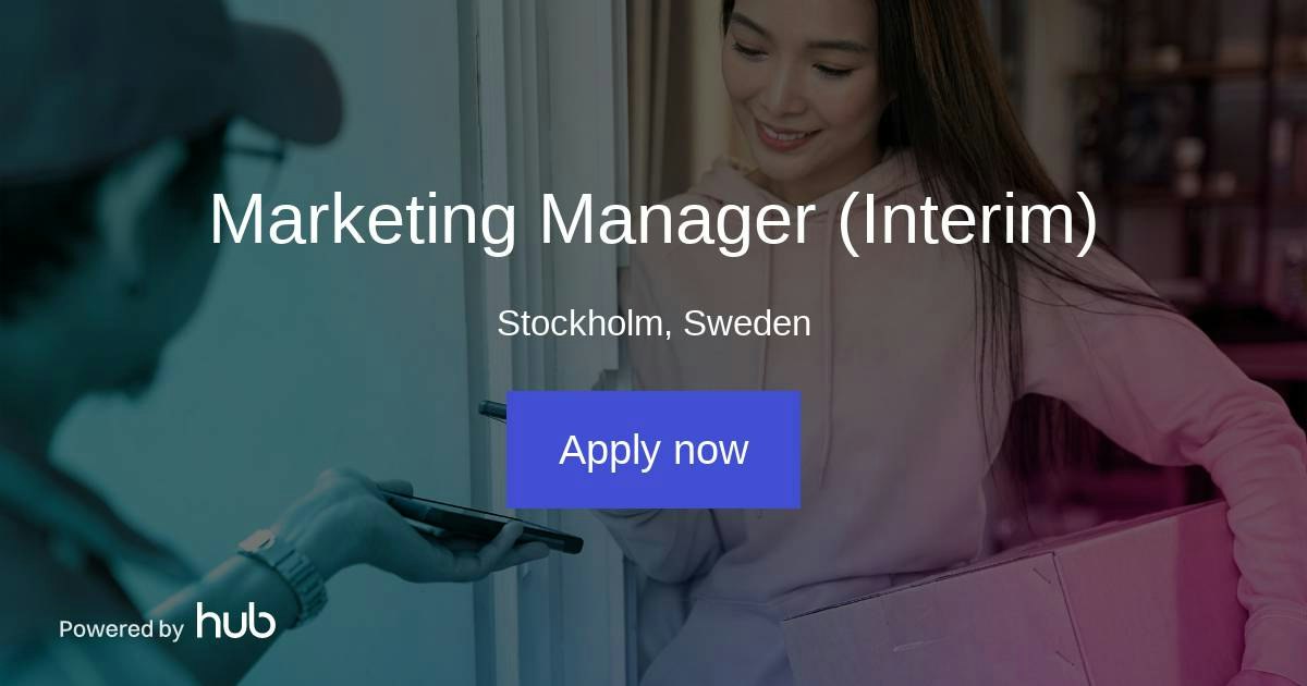 The Hub | Marketing Manager (Interim) | nShift Return (Previously ...