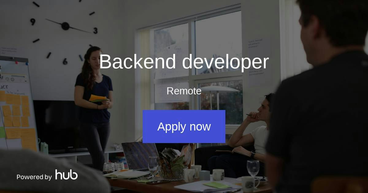 The Hub | Backend developer | Iconfinder