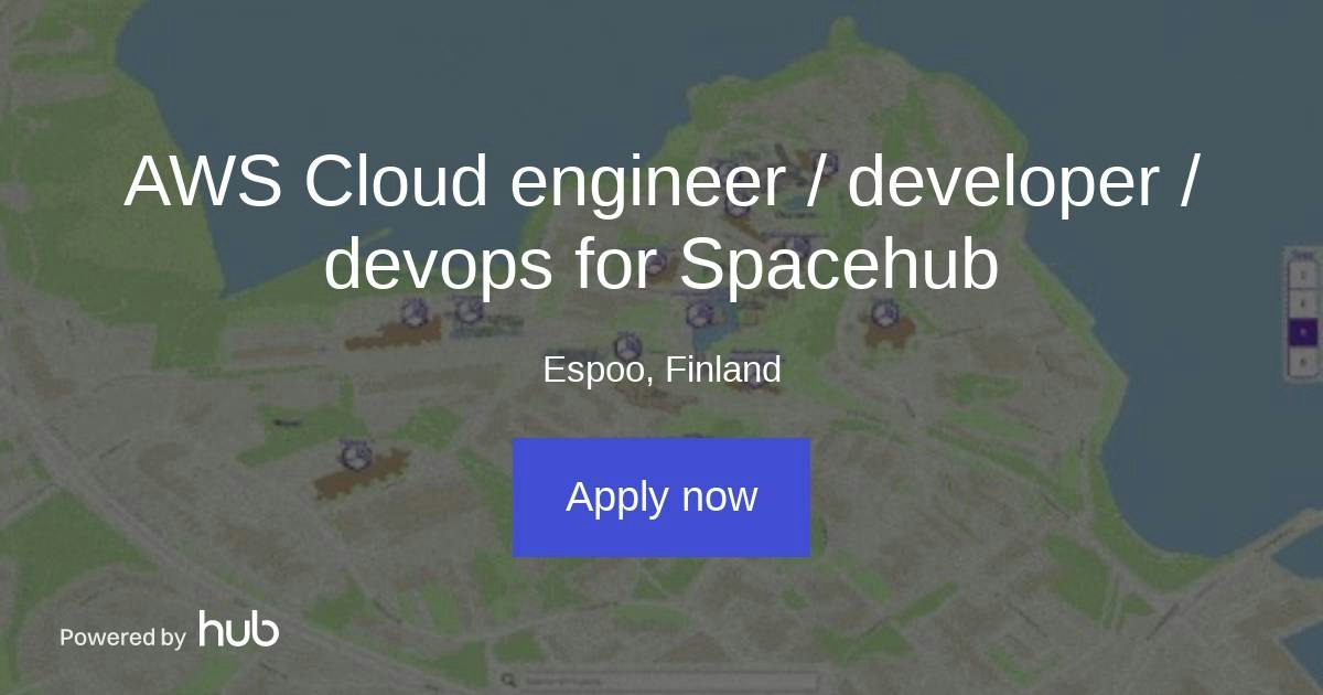 The Hub | AWS Cloud engineer / developer / devops for Spacehub ...