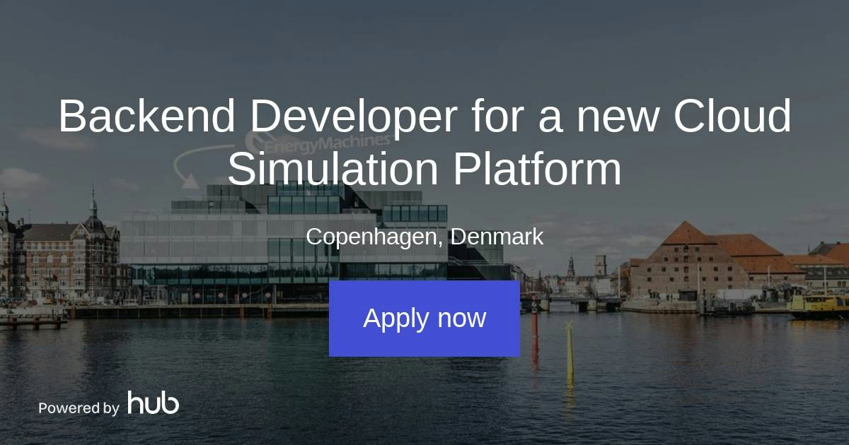 The Hub | Backend Developer for a new Cloud Simulation Platform ...