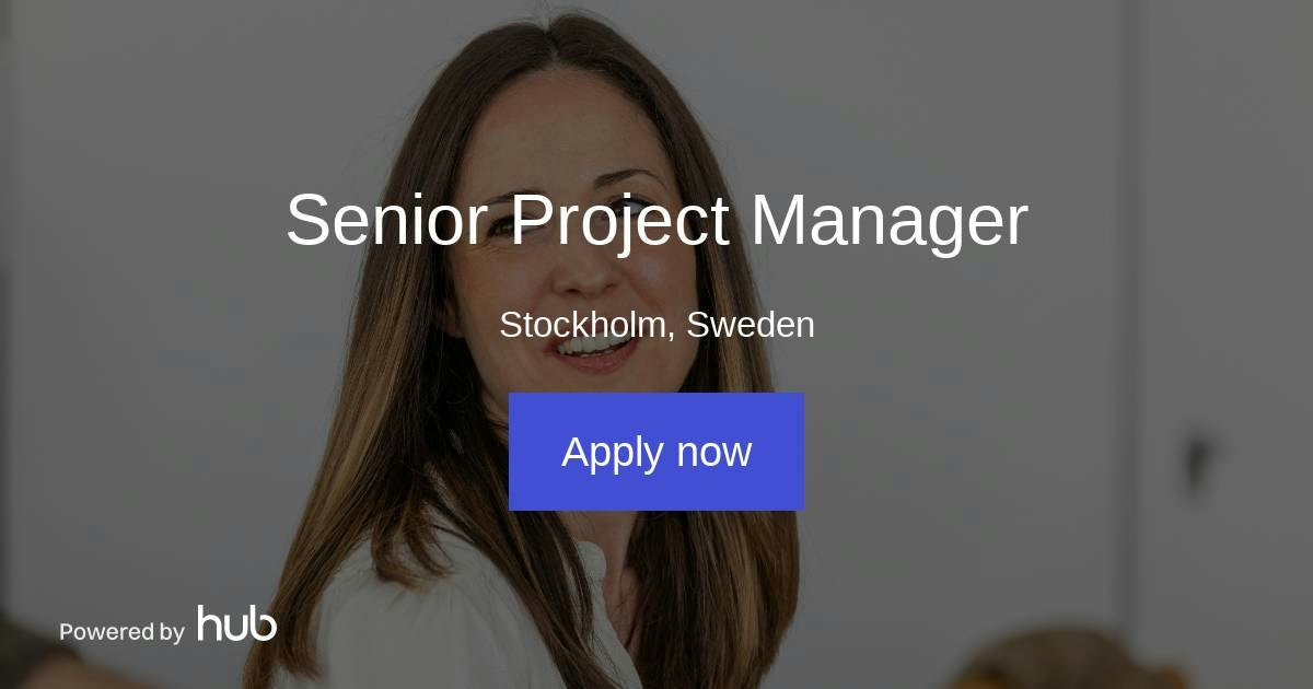 The Hub | Senior Project Manager | VNTRS