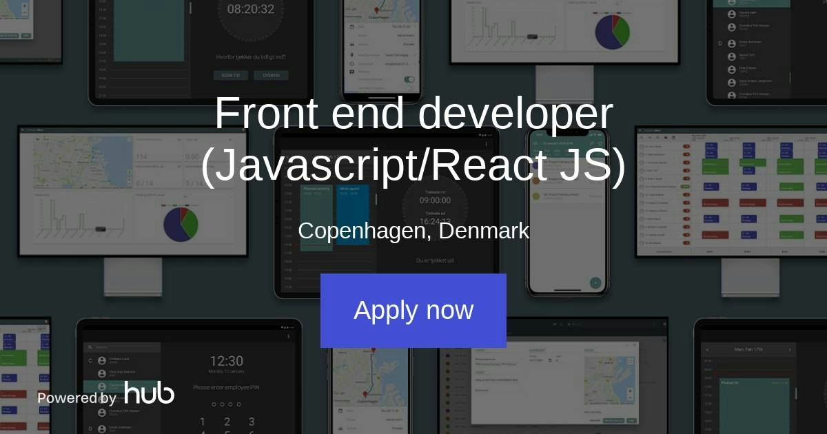 The Hub | Front end developer (Javascript/React JS) | Intempus