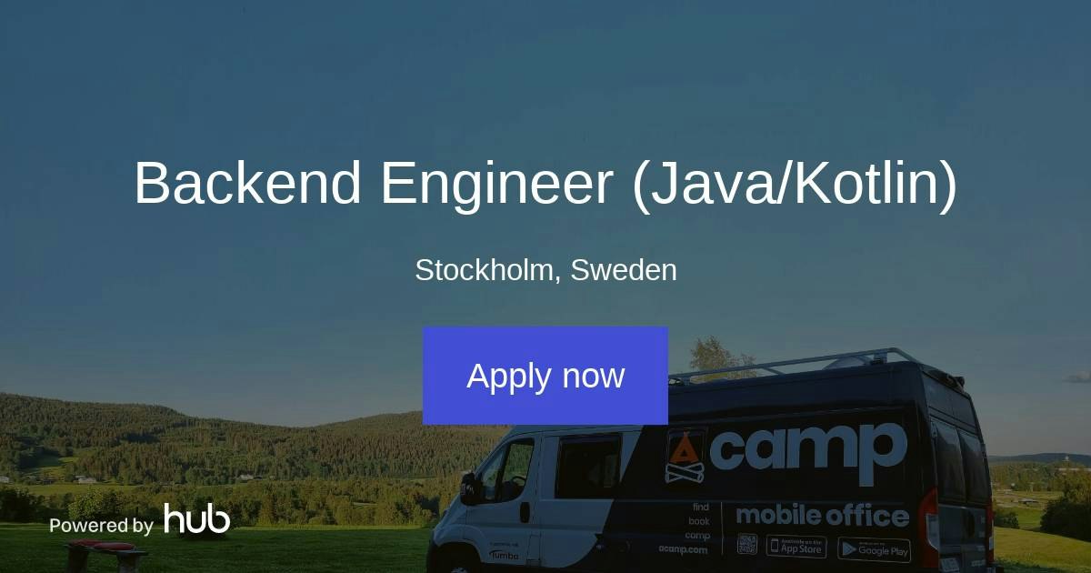 The Hub | Backend Engineer (Java/Kotlin) | Acamp