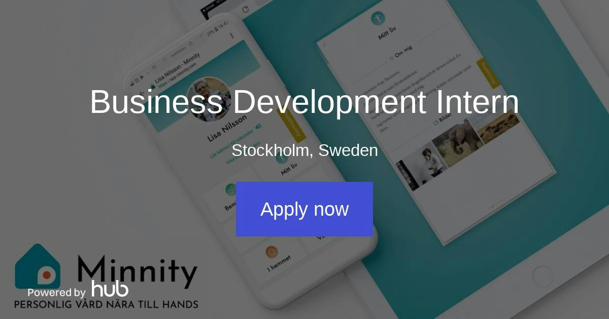 The Hub | Business Development Intern | Minnity