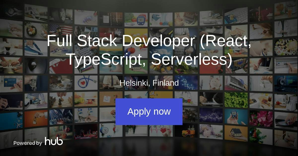 The Hub | Full Stack Developer (React, TypeScript, Serverless) | SeeSignage