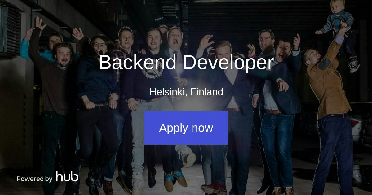 The Hub | Backend Developer | giosg