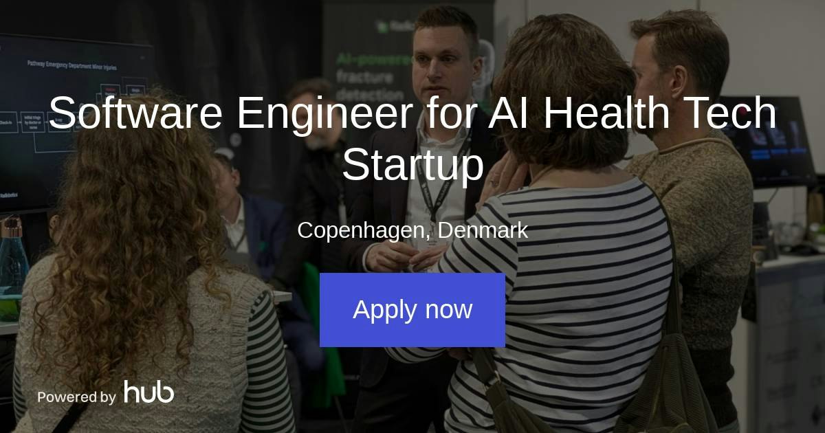 The Hub | Software Engineer for AI Health Tech Startup | Radiobotics