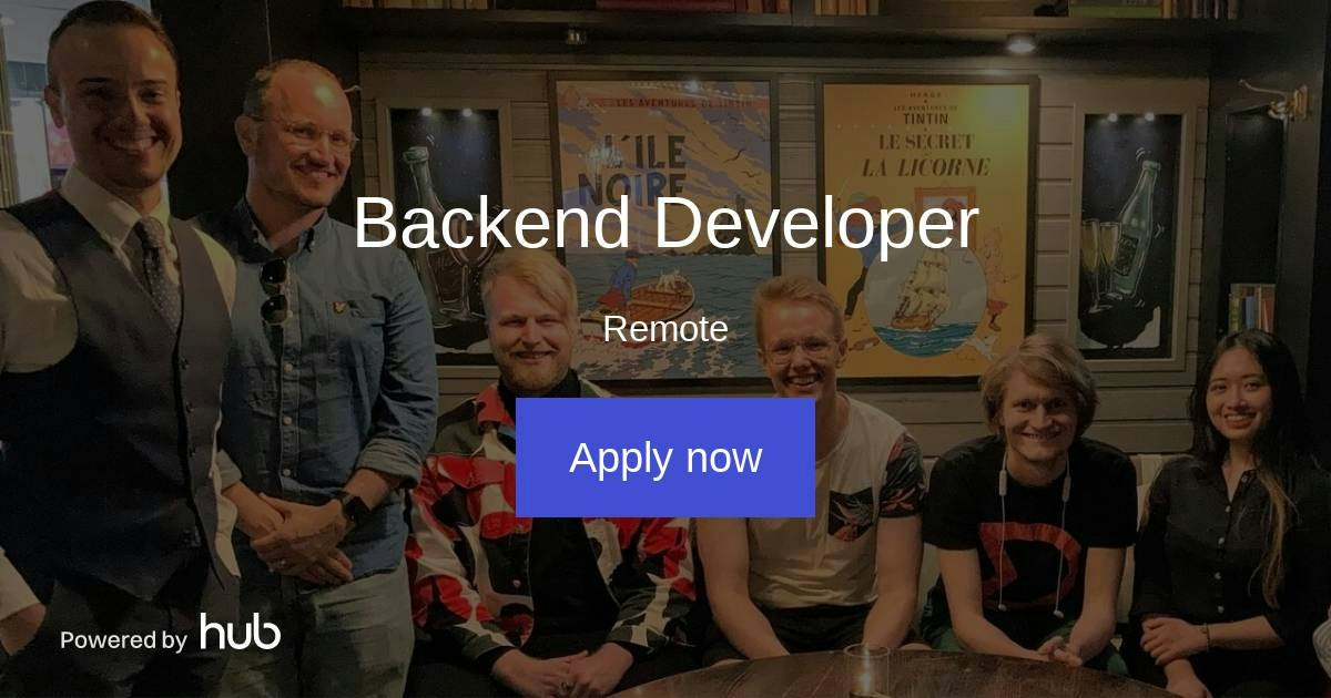 The Hub | Backend Developer | Pandatron