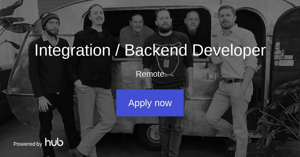 The Hub | Integration / Backend Developer | Seaber.io