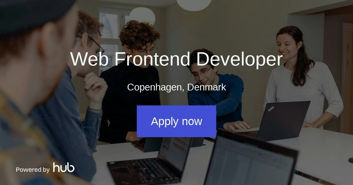 The Hub | Web Frontend Developer | EIVEE