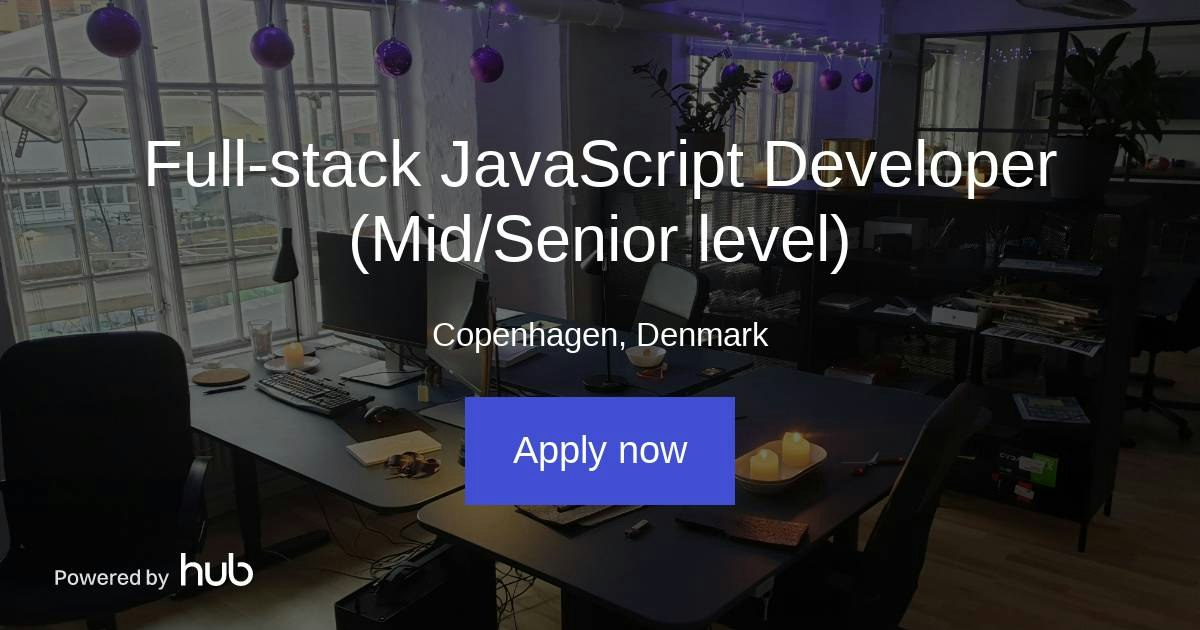 The Hub | Full-stack JavaScript Developer (Mid/Senior level) | adesso ...