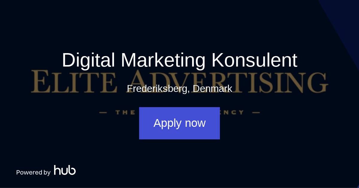 The Hub Digital Marketing Konsulent Elite Advertising ApS