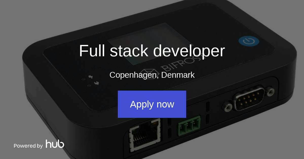 The Hub | Full stack developer | BifrostConnect
