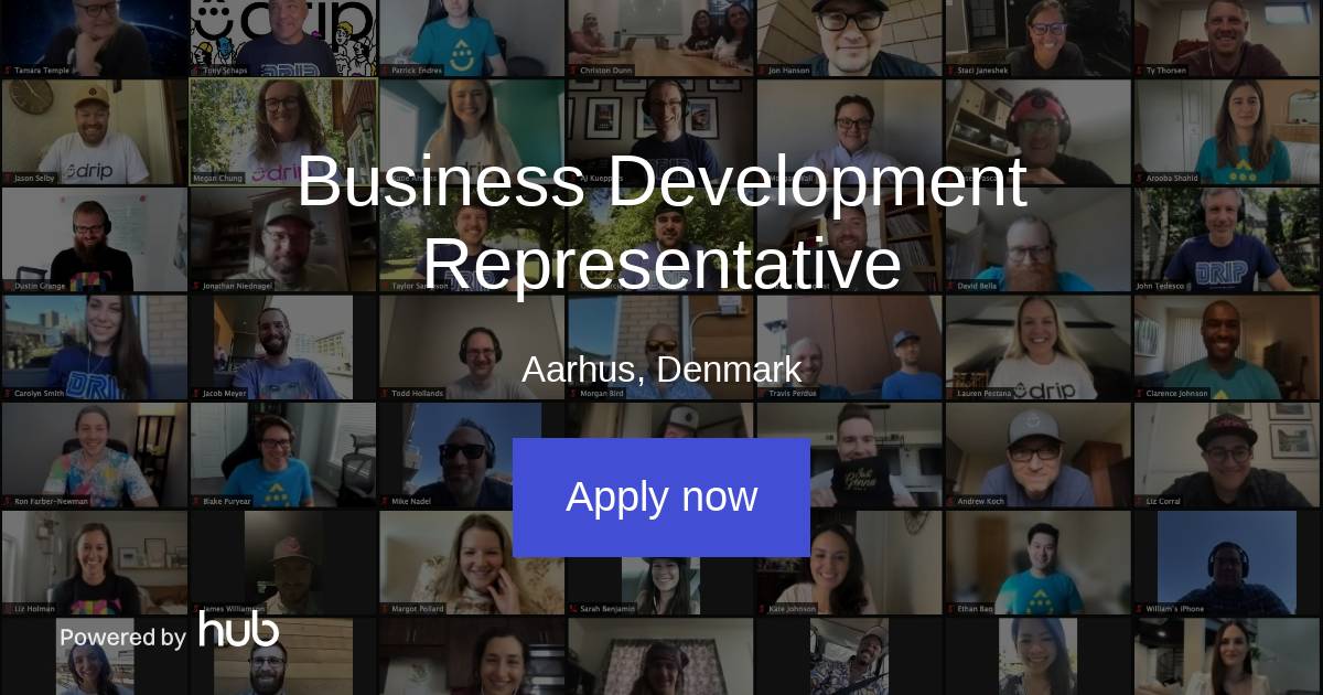 The Hub | Business Development Representative | Drip