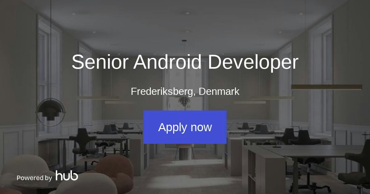 The Hub | Senior Android Developer | Intree